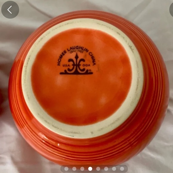 NEW Fiestaware Chili Bowls - RETIRED Persimmon Set of 2 - Picture 4 of 8